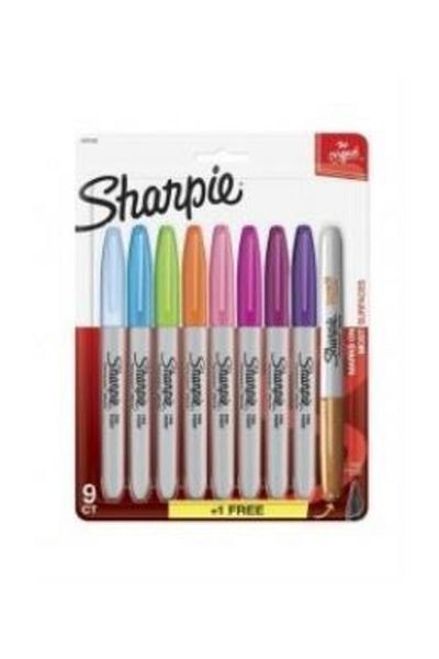 Sharpie 8+1 Colorful Fine Permanent Marker