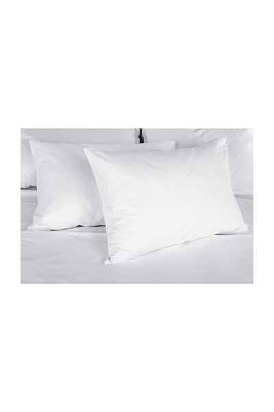 Madame Blue Pack of 2 100% Bead Silicone Pillow 50 X 70 cm - Polycotton 600 Gr