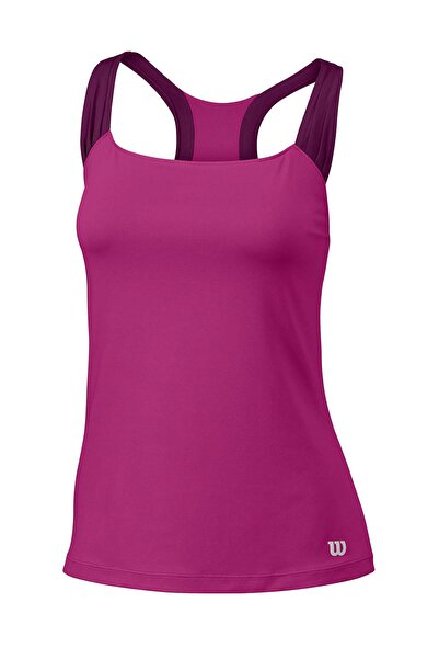 Wilson Kadın Tank Giyim Core Classic Mor T-Shirt WRA750209