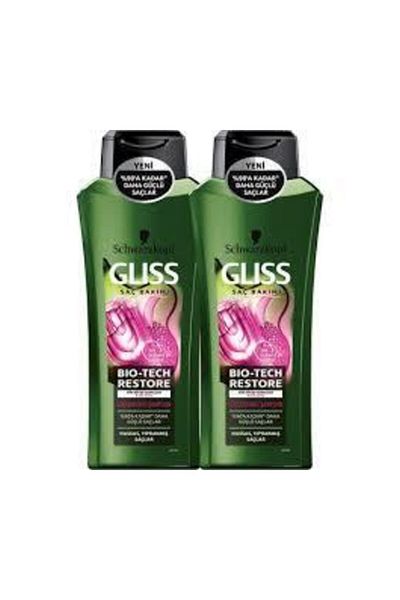 Gliss Bio-Tech Restore - Pack of 2 1000 ml Shampoo