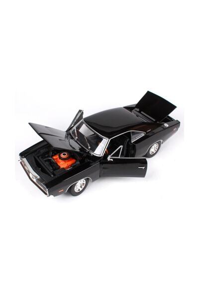 Sunman نيوراي 1969 دودج تشارجر R/t 1/25 موديل سيارة سوداء