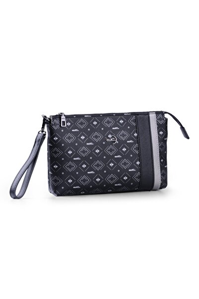 Deri Company Black Women's Portfolio & Clutch Bag (4006SG)