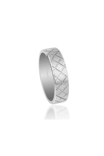 Erer Gümüş 317l Steel Lovering Men's Wedding Ring Ring Lv418
