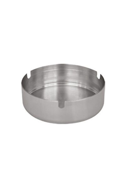 ÖZBİR Stainless Steel Luxury Large Size Ashtray Without Lid 9.5 Cm