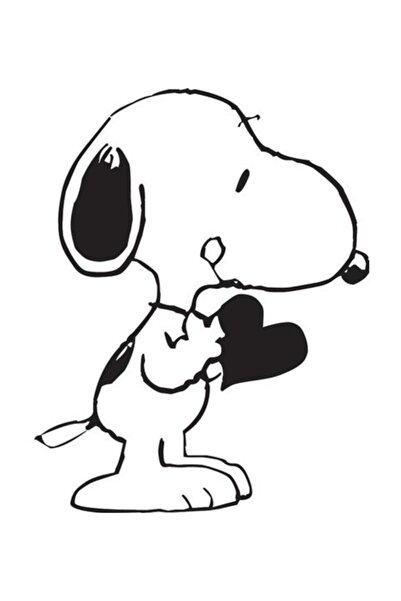 Sticker Sepetim Aşık Snoopy Sticker