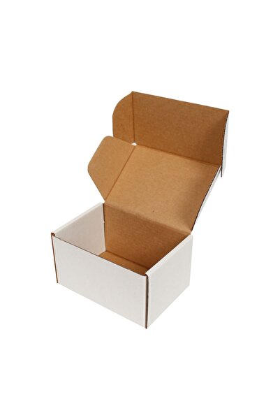 Kolicim 12x8x6,5cm Kutu - E-ticaret Kargo Kutusu - 0,2 Desi Kutu - Beyaz - 25...