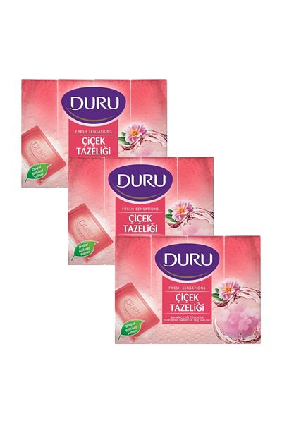 Duru Fresh Sensations Flower Freshness Shower Soap 3x600 Gr