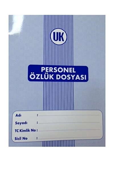 UK Personel Özlük Dosyası 25 Li Paket