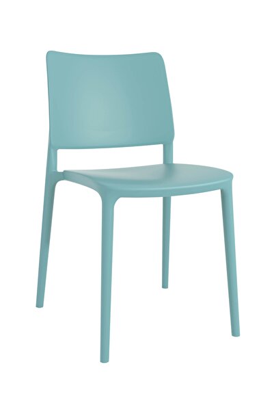Papatya Joy Sandalye - Bahçe Balkon Mutfak Sandalyesi -Turkuaz