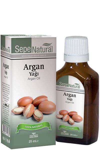 Sepe Natural زيت الأرغان النقي - 25 مل معصور على البارد