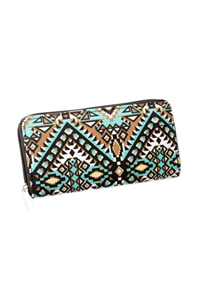 Elya Rüzgar Desenli Bohem Temalı Bayan Cüzdan