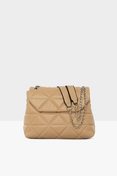 Bagmori Mink Women's Triangle Embroidered Cover Bag M000004328