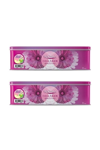 Voonka Collagen Beauty Plus Yeşil Elma Aromalı 30 Şase x 2 Adet