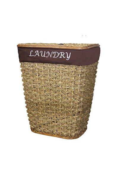 Sever Konik Büyük Açık Kahve Çamaşır Sepeti Laundry