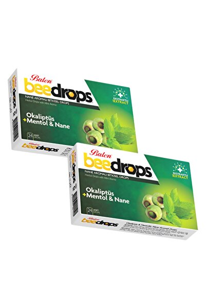 Balen Mint Flavored Beedrops with Eucalyptus and Menthol - 24 Drops X 2 Pieces