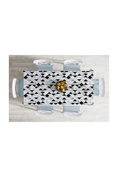 Realhomes Față de masă Livense Diamond Motif Design Special rezistent la pete - 140 X 180 cm