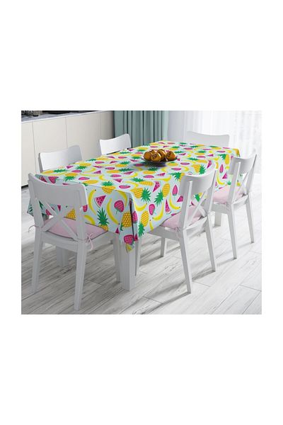Realhomes Față de masă cu imprimare digitală cu design special, rezistentă la pete-140x220 cm