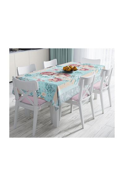 Realhomes Față de masă cu imprimare digitală cu design special, rezistentă la pete-140x260 cm