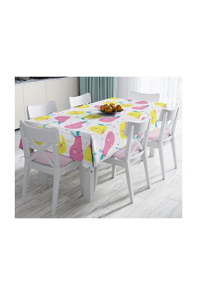 Realhomes Față de masă cu imprimare digitală cu design special cu fructe colorate-140x220 cm