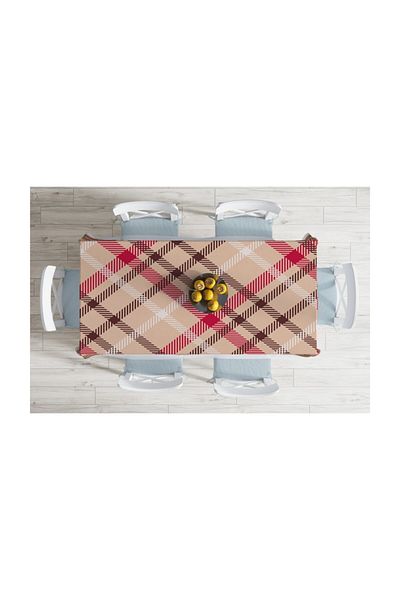Realhomes Față de masă rezistentă la pete cu imprimare digitală cu design special-140x220 cm