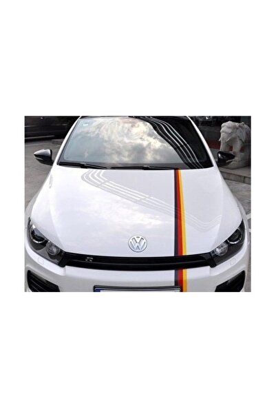 Sticker Sepetim Vw Alman Şerit Dekoratif Çok Amaçlı Oto Sticker