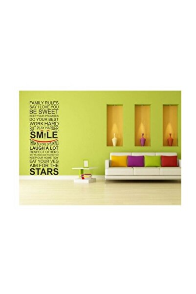 Sticker Sepetim İdeas İngilizce Tasarım Yazı Duvar Sticker