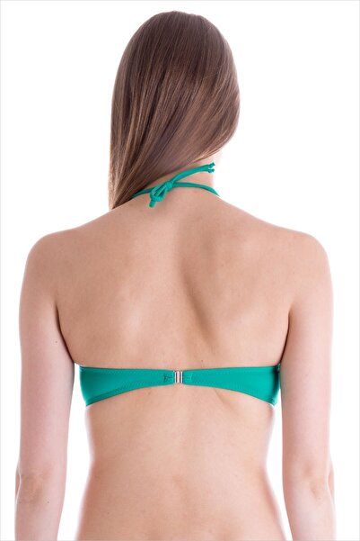 AYYILDIZ Bikini Top - Green - Plain