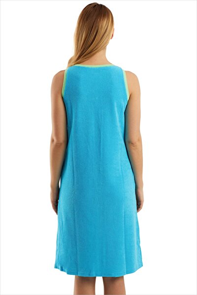 AYYILDIZ Beach Dress - Turquoise - Basic