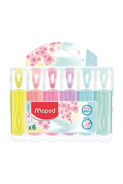Maped Highlighter Pastel 6 Colors