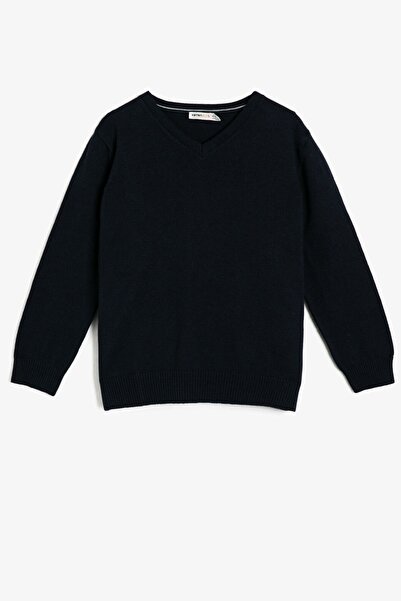 Koton Kids Blauer blauer Kinderpullover für Jungen