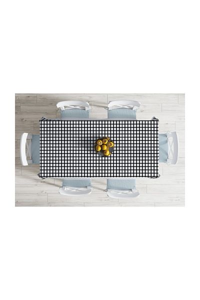 Realhomes Față de masă cu imprimare digitală cu design special, rezistentă la pete-120x140 cm