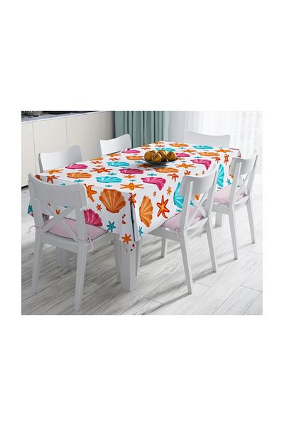 Realhomes Față de masă cu imprimare digitală cu design special, rezistentă la pete-140x260 cm
