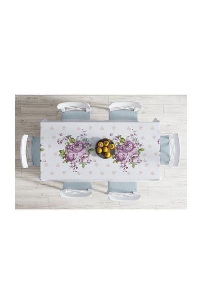 Realhomes Față de masă rezistentă la pete cu imprimare digitală cu design special-140x220 cm
