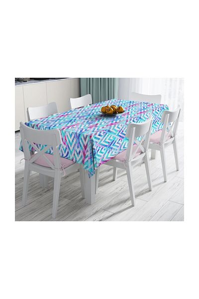 Realhomes Ananas pe podea roz Față de masă modernă rezistentă la pete special concepută - 140 X 180 cm
