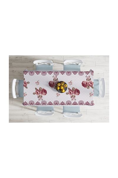 Realhomes Față de masă cu design special imprimată digitală rezistentă la pete-140x260 cm