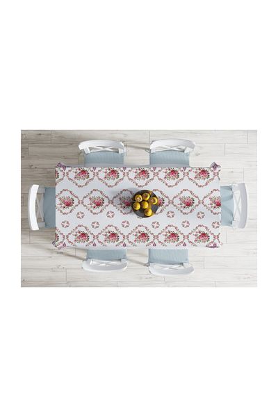 Realhomes Față de masă cu imprimare digitală cu design special, rezistentă la pete-140x260 cm