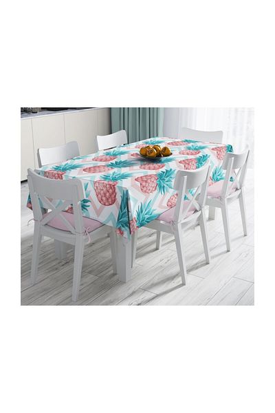 Realhomes Ananas cu podea colorata Design special fata de masa rezistenta la pete-140x220 cm