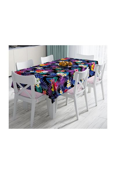 Realhomes Față de masă rezistentă la pete cu imprimare digitală cu design special-140x220 cm