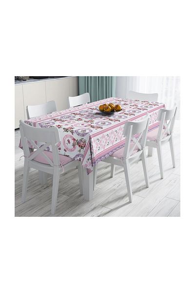Realhomes Special Design Digital Printed Stain Resistant Tablecloth-120x140 Cm