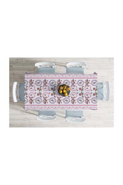 Realhomes Special Design Digital Printed Stain Resistant Tablecloth-120x140 Cm
