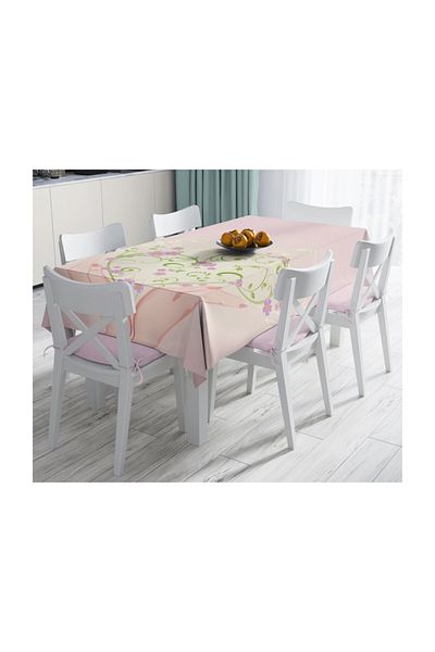 Realhomes Față de masă cu imprimare digitală cu design special, rezistentă la pete-120x140 cm