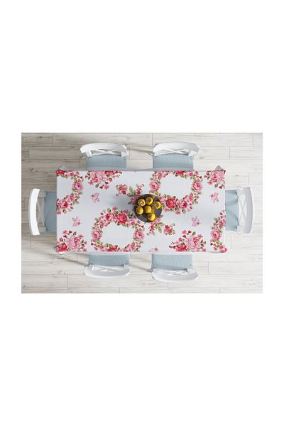 Realhomes Față de masă rezistentă la pete cu imprimare digitală cu design special-120x140 cm