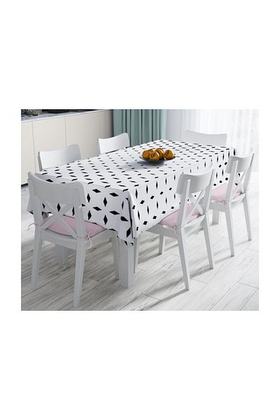 Realhomes Față de masă cu imprimare digitală cu design special, rezistentă la pete-140x220 cm