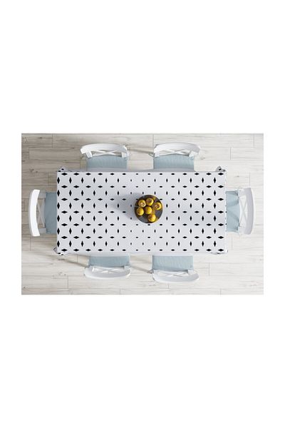 Realhomes Față de masă cu imprimare digitală cu design special, rezistentă la pete-140x220 cm