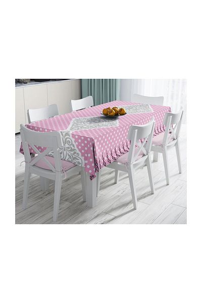 Realhomes Față de masă cu imprimare digitală cu design special, rezistentă la pete-120x140 cm