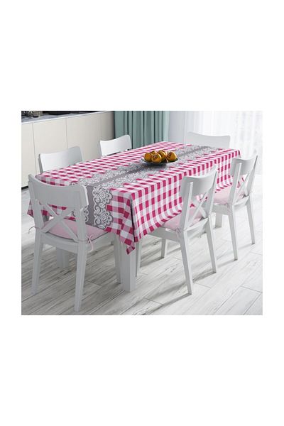 Realhomes Față de masă cu design special imprimată digitală rezistentă la pete-140x220 cm