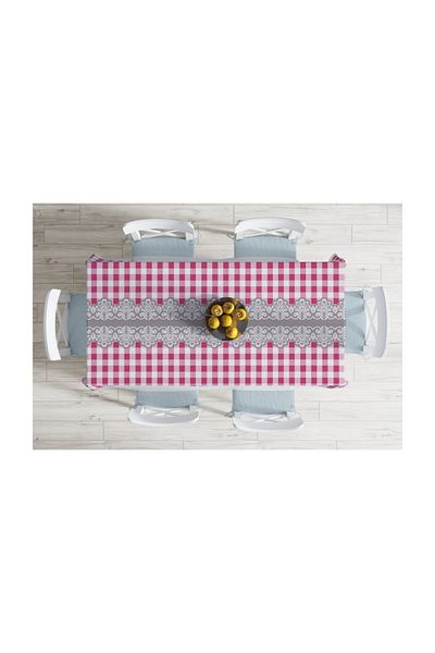 Realhomes Față de masă cu design special imprimată digitală rezistentă la pete-140x220 cm