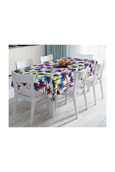 Realhomes Fata de Masa Decorativa Design Special Palmi Colorati-140x220 Cm