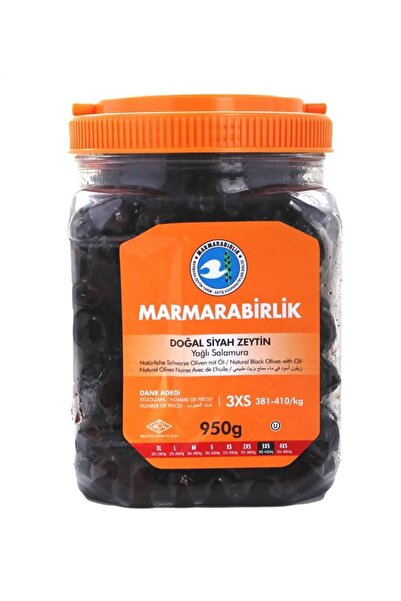 MarmaraBirlik Zeytin 3xs Yağlı Salamura Pet 950gr