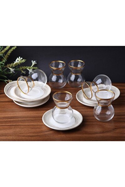 REKABET PAZARI Royking Rmz004 Lorena Porselen 12 Parça Çay Seti